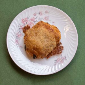 Hazelnoot praliné chocoladebroodje
